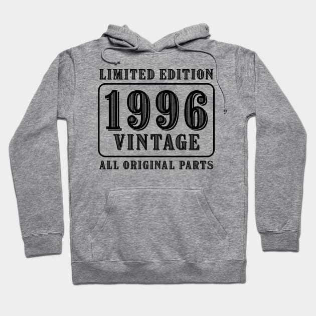 All original parts vintage 1996 limited edition birthday Hoodie by colorsplash